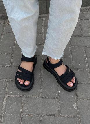 Кожаные босоножки сандалии шлепанцы на лето черные бежевые белые6 фото
