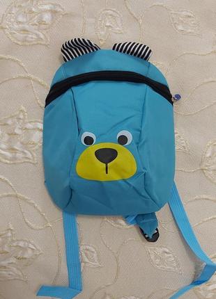 Дитячий рюкзак «ведмедик» з поводком, новий8 фото
