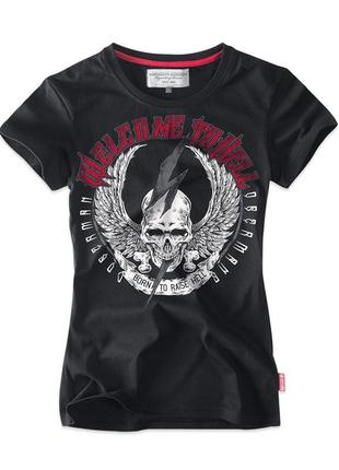 Футболка женская dobermans welcome to hell tsd155bk (l)