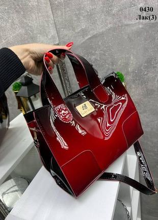 Лак 3 — стильна, молодіжна, зручна сумка lady bags у стилі total bag (0430)