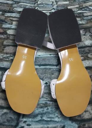 Стильные женские кожанные босоножки * косички *. kati shoes. украина.  размер 35.6 фото
