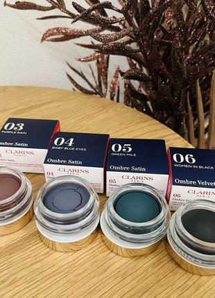 Оригінал лот набір тіні для повік clarins  ombré satin