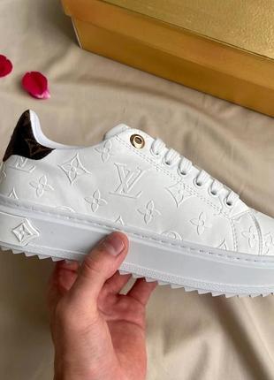 Louis vuitton lv time out sneakers 40 нюанс