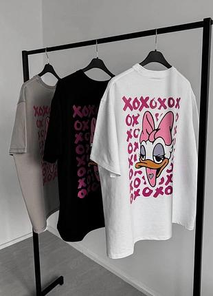 Костюм футболка шорты принт уточка