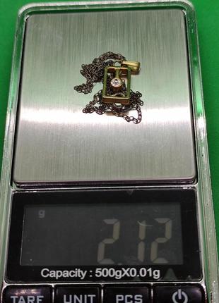 Кулон та ланцюжок - прикраса аксесуар біжутерія - 349