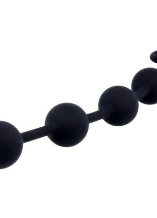 Анальные шарики nexus excite large anal beads, силикон, макс. диаметр 3 см