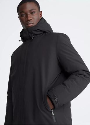 Новая куртка calvin klein (ckhooded stadium jacket black)c америки m3 фото