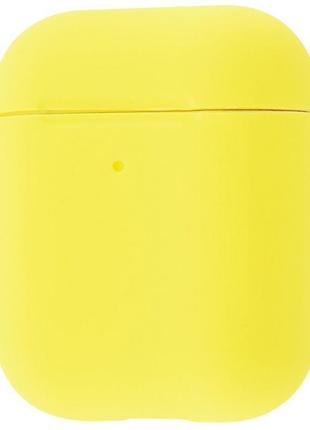 Чохол silicone case slim for airpods 2 lemonade