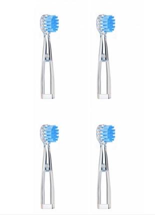 Насадки для дитячої зубної щітки medica+ kidsbrush 2.0 blue (4 шт )