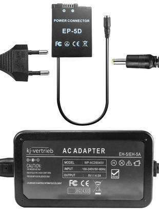 Сетевой адаптер eh-5a+ep-5d для nikon 1 v2 (вместо аккумулятора en-el21) питание от сети