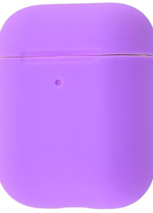 Чохол silicone case slim for airpods 2 purple