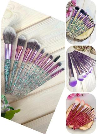 Хіт! 10 шт таклон пензлі для макіяжу набір shimmer/brush probeauty