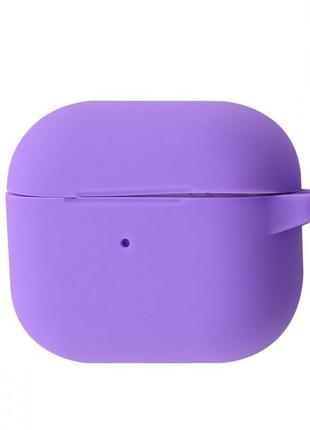 Чохол silicone case new for airpods 3 light purple