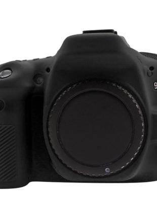 Защитный силиконовый чехол puluz pu7133b для фотоаппаратов canon eos 90d  - черный