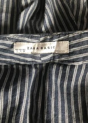 Шорти zara в смужку s заміри на фото3 фото