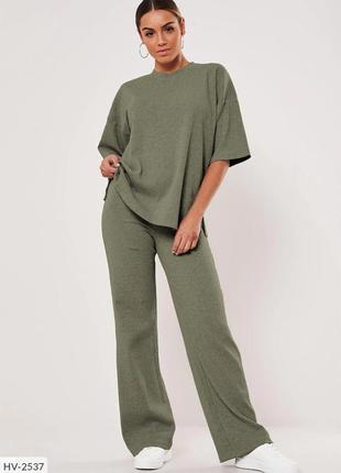 Костюм футболка і штани в 2 кольорах