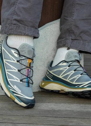 Кросівки salomon xt-6 adv grey blue 5