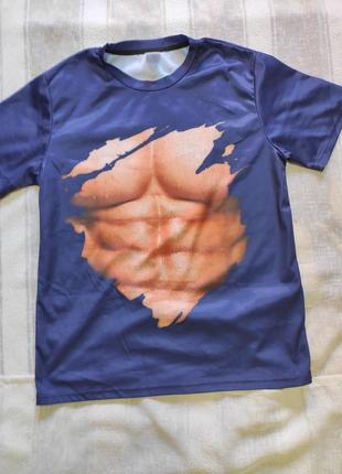 Футболка 3d прінт для спорту та прогулянок  розмір м
