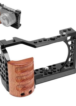 Клетка puluz pu3121 для фотоаппаратов sony alpha a6400, a6300, a6100, a6000 - обвес для фотоаппарата