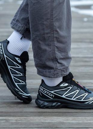 Кроссовки salomon xt-6 adv grey black 2