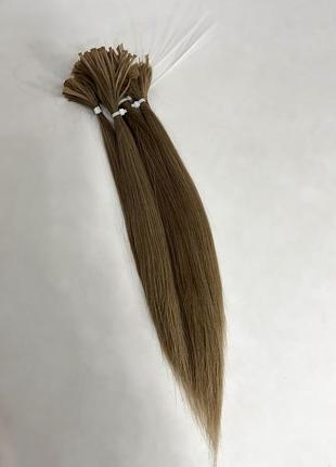 Натуральные волосы для наращивание премиум славянка капсулированные