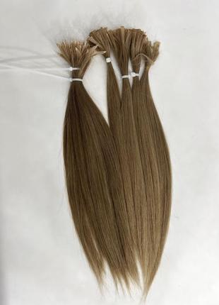 Натуральные волосы для наращивание премиум славянка капсулированные6 фото