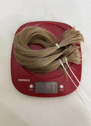 Натуральные волосы для наращивание премиум славянка капсулированные8 фото