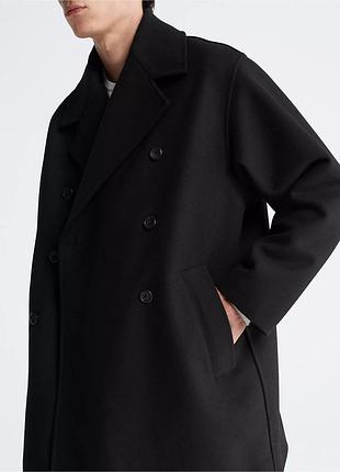 Новая куртка calvin klein бушлат- пальто (ck wool blend double breasted peacoat) c америки xl4 фото