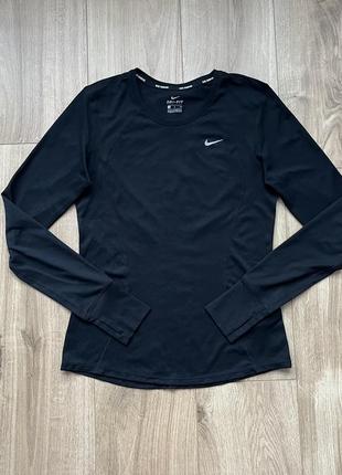 Лонгслів для бігу nike dri-fit racer longsleeve1 фото