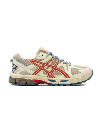 Кроссовки asics gel-kahana 8 beige red blue