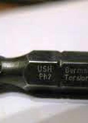 Біта викрутка вставка ph-2 25мм ush \ germany (1шт. )