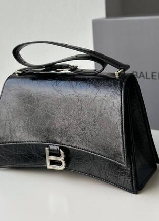 Чорна сумка — баленсіага краш balenciaga crush