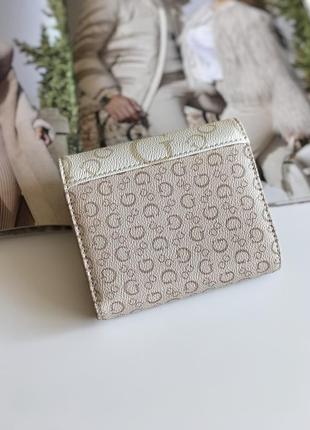 Кошелёк женский guess оригинал mandarina small trifold wallet гесс белый2 фото