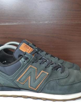 New balance 574 кроссовки 42р кожаные оригинал8 фото