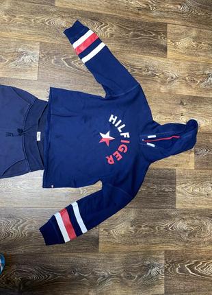 Tommy hilfiger оригинал костюм штаны,ковта,свитшот,брюки томи2 фото