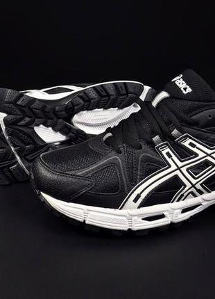 Кросівки чоловічі asics gel - kahana 8 black & white3 фото