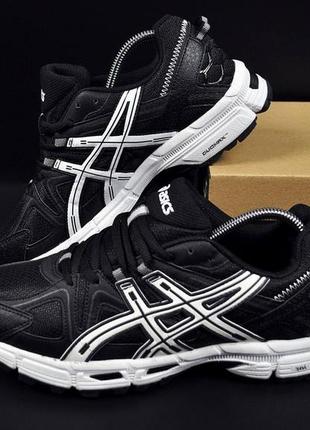 Кросівки чоловічі asics gel - kahana 8 black & white6 фото