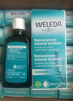 Тоник розмариновый натуральный weleda, 100 ml3 фото