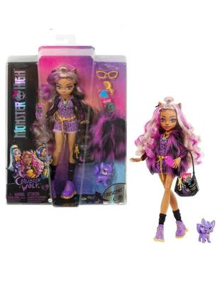 Monster high clawdeen wolf posable fashion doll