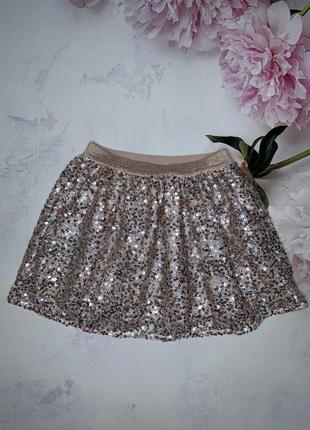Юбка пайетки