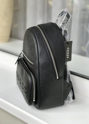 Жіночий рюкзак guess оригінал tobago logo backpack гесс чорний2 фото