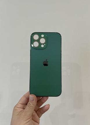 Чохол на iphone 13 pro max silicone + glass