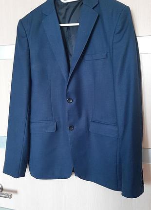 Піджак чоловічий, синій, турція, р. m38(46) жакет