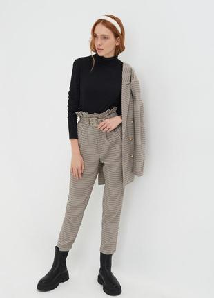 Sinsay трендовые брюки paperbag с завышенной талией