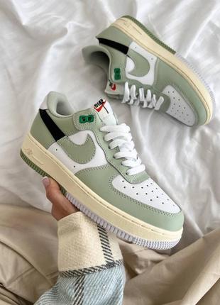 Женские кроссовки nike af 1 low olive