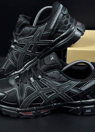 Кросівки чоловічі asics gel - kahana 8 all black6 фото