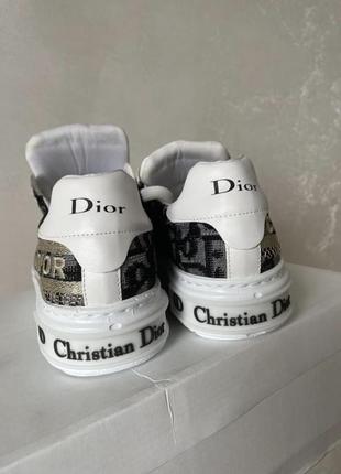Кеди di0r білі кросівки белые кроссовки 🔥3 фото