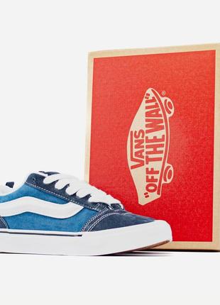 Кеди vans knu skool blue white⚡️