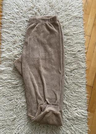 Теплі плюшеві піжамні домашні штани піжама primark1 фото