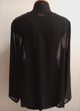 Чёрная блузка пайетки klass3 фото